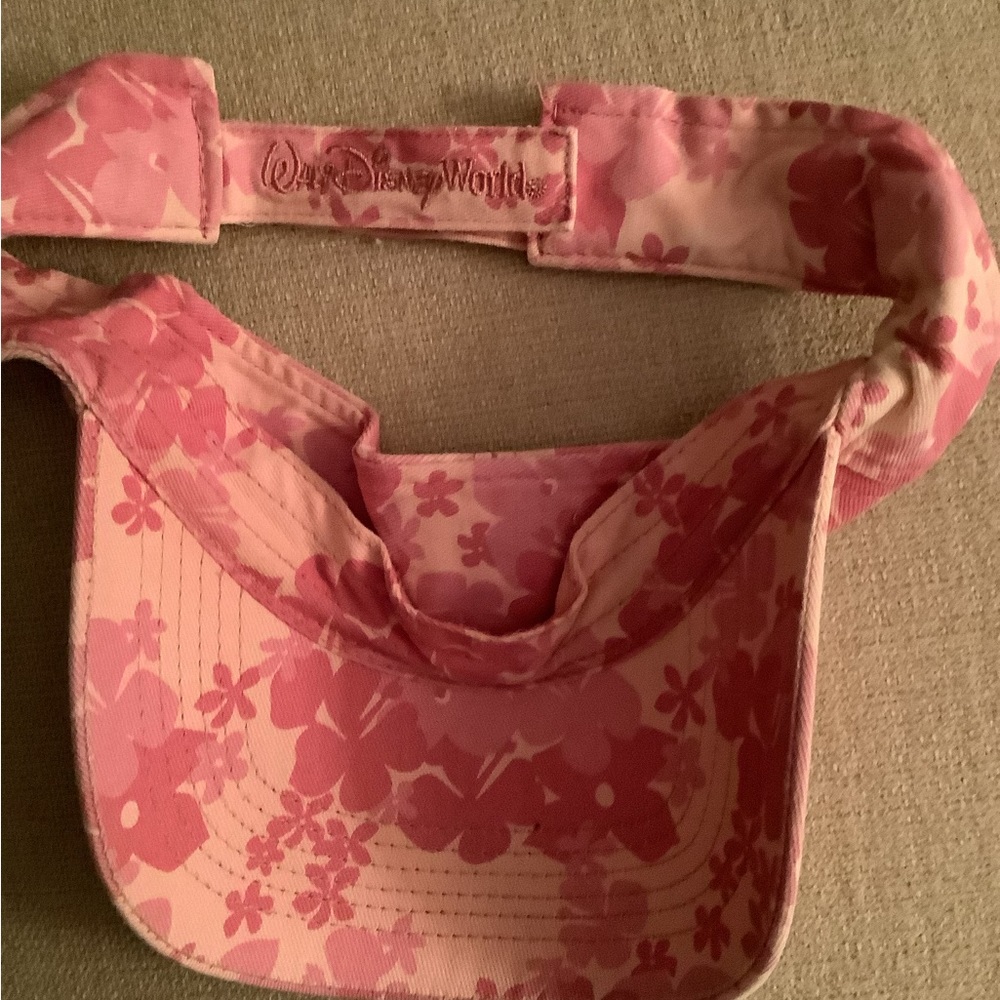 Disneyland resort, pink floral Mickey Mouse visor - Picture 4 of 7